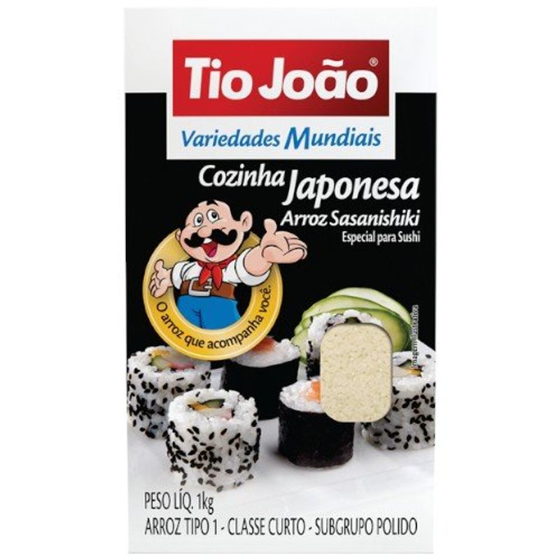 arroz sasaninishiki tio joão variedades mundiais cozinha japonesa 1kg