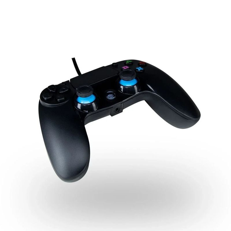 controle dazz com fio quartum para game e pc preto