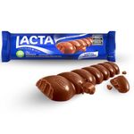 barra de chocolate lacta ao leite 28g