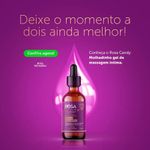 gel de massagem deslizante corporal rosa selvagem molhadinho rosa candy 30ml