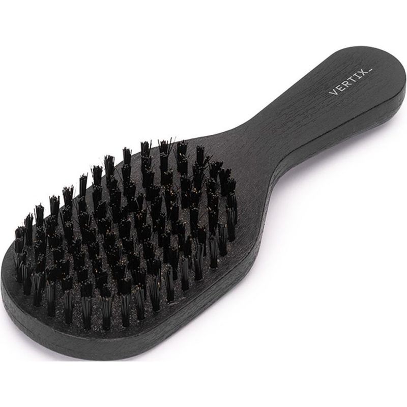 escova de barba vertix black oval