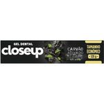 creme dental closeup carvão ativado menta 128g