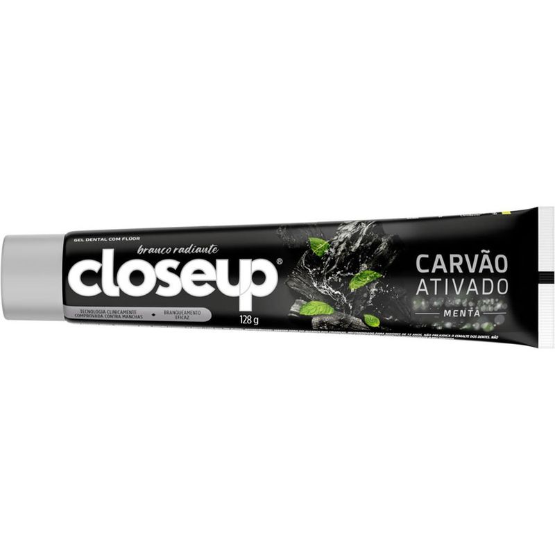 Creme Dental Closeup Carvão Ativado Menta 128g