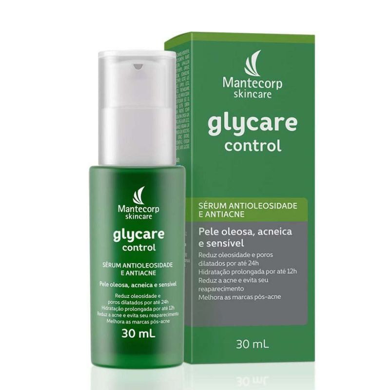 sérum antioleosidade e antiacne glycare control 30ml