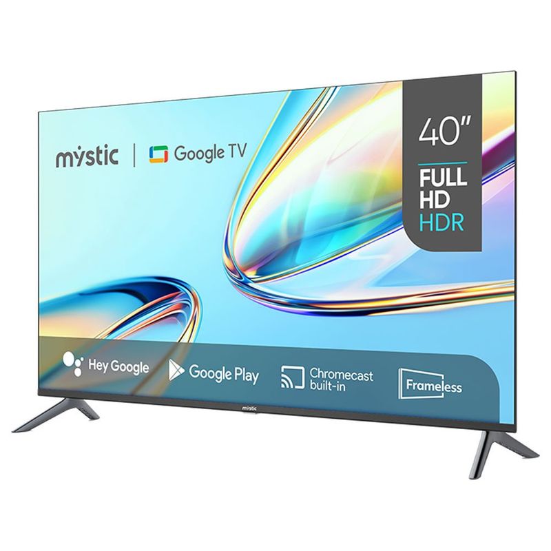 smart tv 40" mystic google tv full hd hdr10 comando de voz (mp)