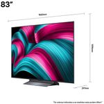 smart tv 4k oled evo 83" lg ultra slim oled83c5