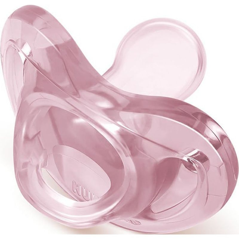 chupeta nuk sensitive soft rosa 6+