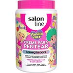 creme para pentear salon line kids vanilla definição doce 1kg