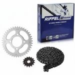 kit relação riffel titanium titan/start/cargo/fan 150 2004-2016 (mp)