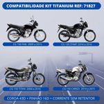kit relação riffel titanium titan/start/cargo/fan 150 2004-2016 (mp)