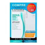 sabonete líquido fisiogel 150ml e protetor solar gel creme sunmax matte aveludado fps30 50ml