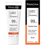 protetor solar principia 20% mix de filtros uv + 5% niacinamida fps99 ps-01 40ml