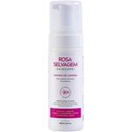 espuma de limpeza facial rosa selvagem 150ml