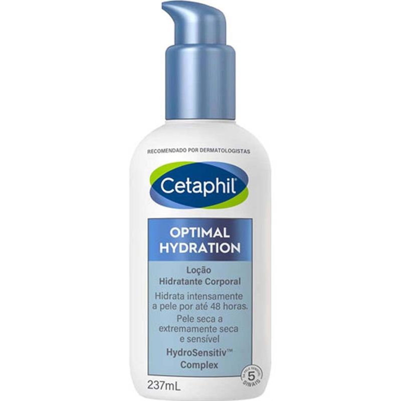 loção hidratante corporal cetaphil optimal hydration 237ml