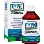 enxaguatório bucal malvol clorexidina 150ml