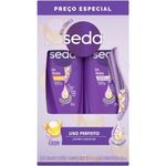 kit seda liso perfeito shampoo 325ml + condicionador 325ml