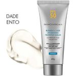 kit skinceuticals blemish + sérum facial age defense 30ml e protetor solar facial age uv defense fps 50 40g