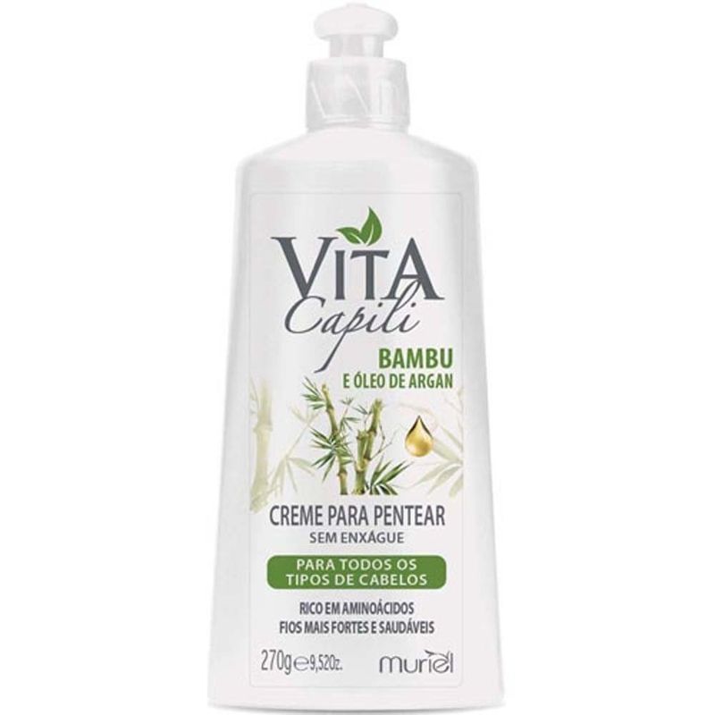 creme para pentear muriel vita capili bambu 270g