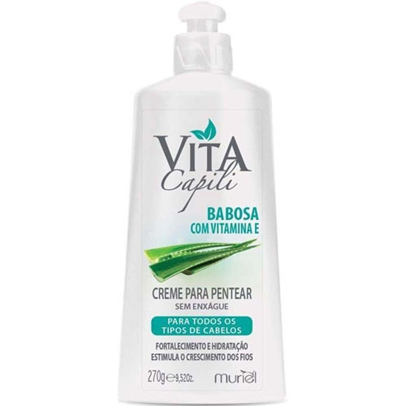creme para pentear muriel vita capili babosa 270g
