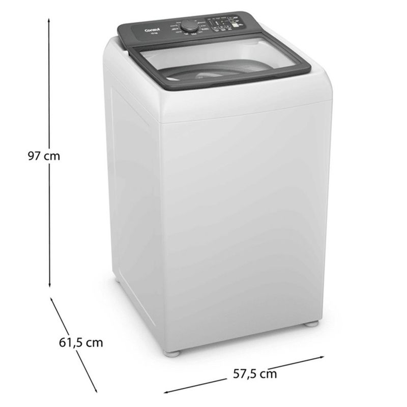 máquina de lavar 13kg consul branco cwn13abana