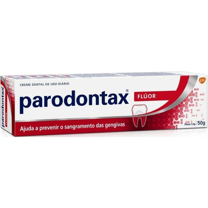 creme dental parodontax flúor 50g