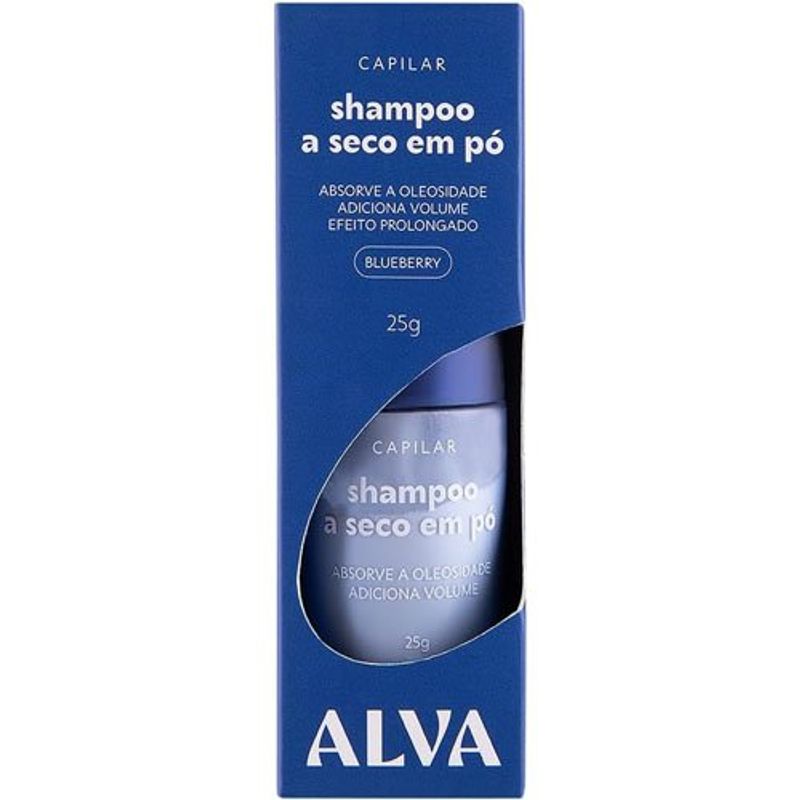 shampoo a seco em pó 25g alva