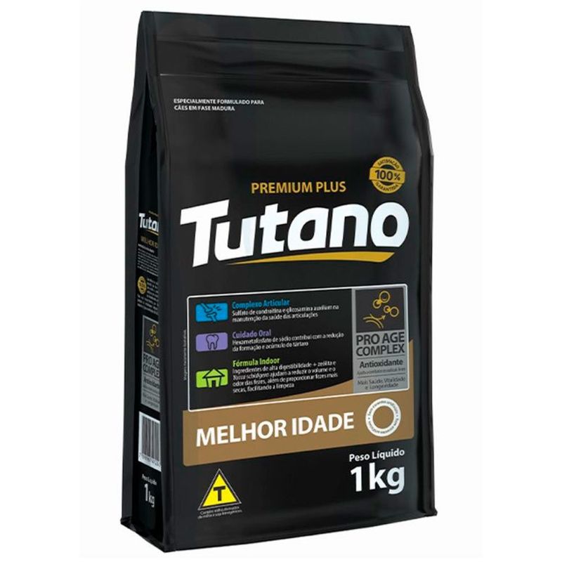 ração para cães adulto melhor idade tutano 1kg (mp)