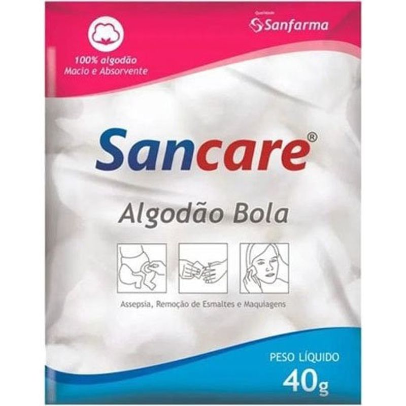 algodao bola sancare 40g