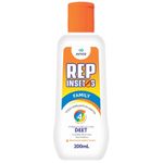 loção repelente de insetos family deet 7% 200ml avvio