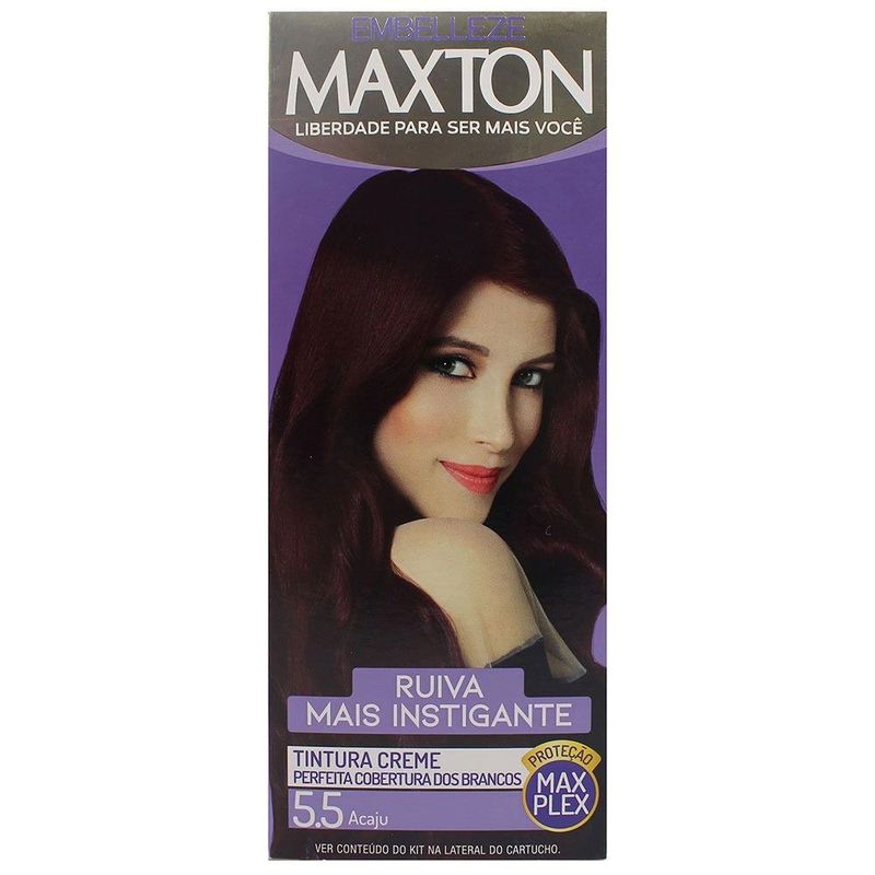 titura para cabelo maxton 5.5 acaju