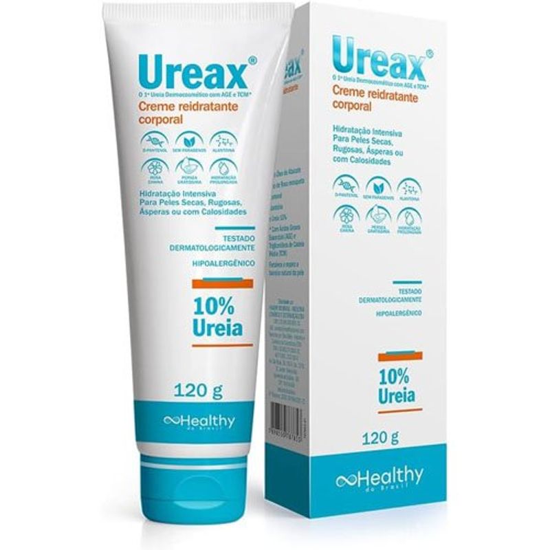creme ureax corporal para hidratação intensa com ureia 10% 120g