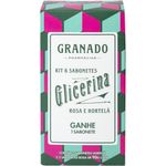 sabonetes em barra granado glicerina rosa e hortelã 6 unidades