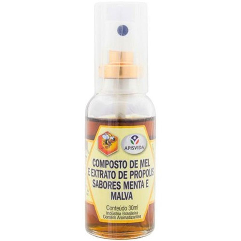extrato de propolis menta e malva 30ml apis vida