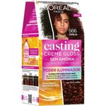 tintura para cabelo loréal casting creme gloss 566 cereja