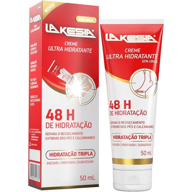 creme ultra hidratante lakesia 10% ureia 50ml