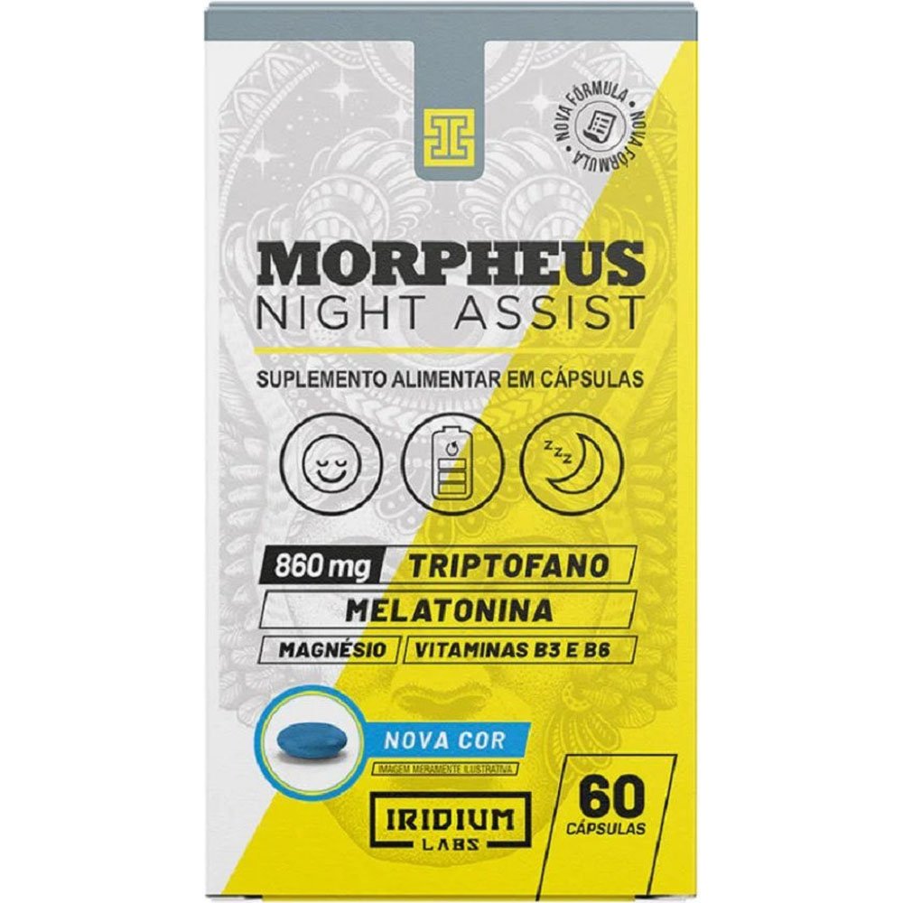 Morpheus L-Triptofano Night Assist 60 Cápsulas Iridium