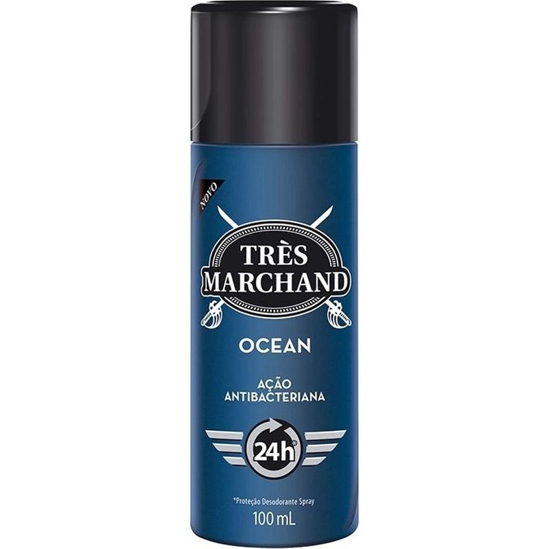 desodorante spray três marchand ocean 100ml