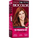 tintura para cabelo biocolor 7.44 cobre intenso fashion