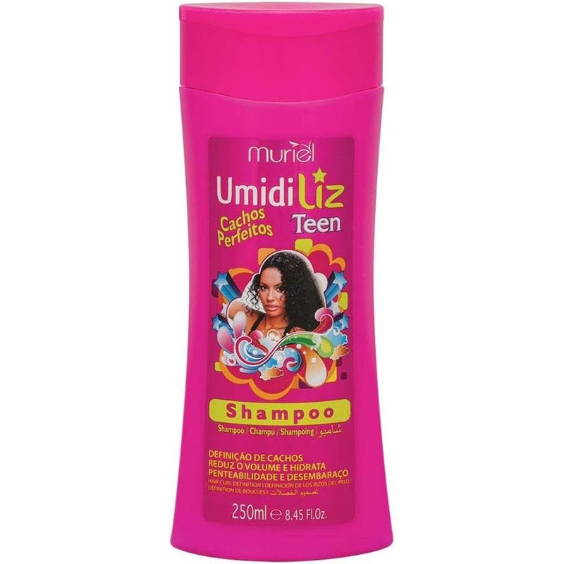 shampoo muriel umidiliz teen cachos perfeitos 250ml
