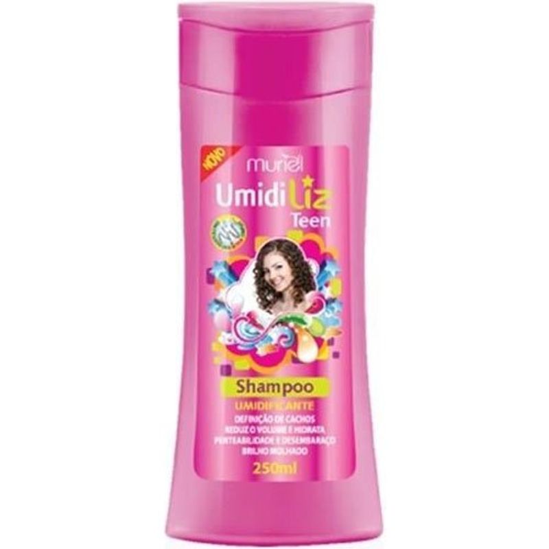 shampoo umidificante muriel umidiliz teen cachos 250ml