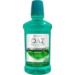 enxaguante antisséptico bucal oaz fresh hortelã zero álcool 500ml