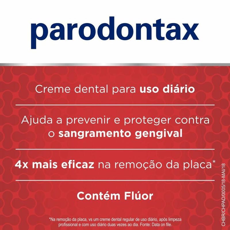 creme dental parodontax whitening branqueador 50g