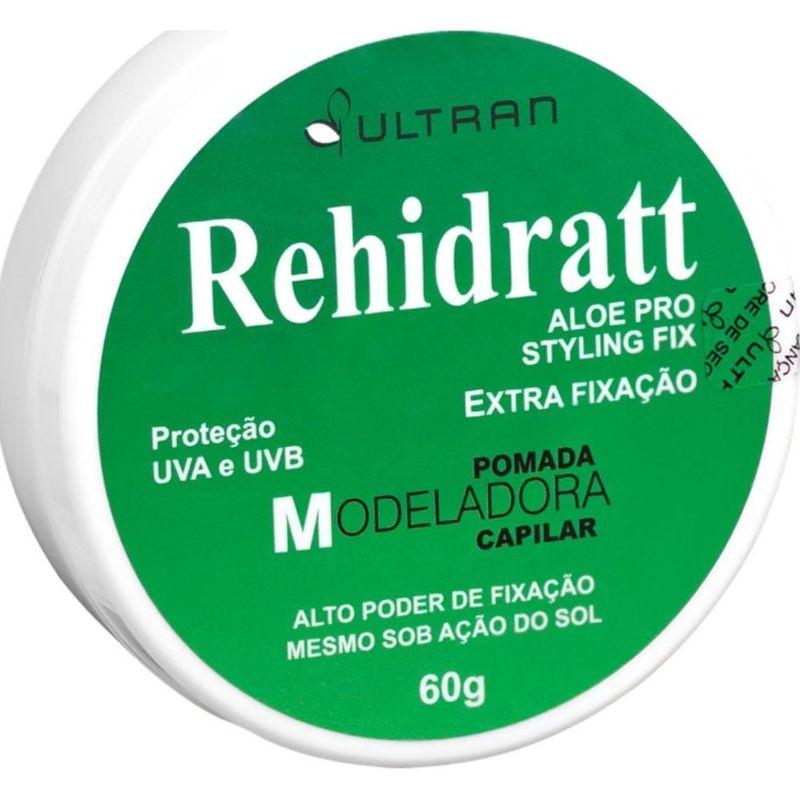 pomada modeladora capilar rehidratt extra fixação 60g