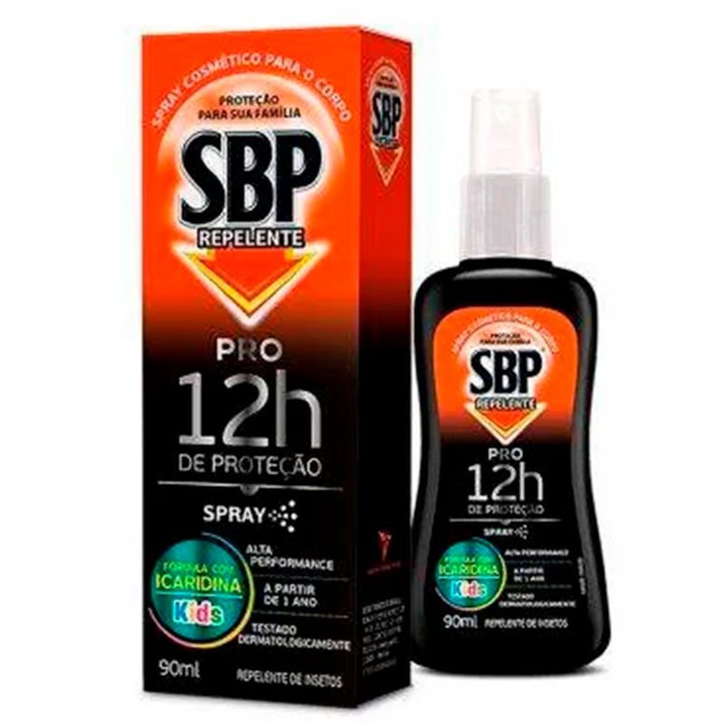 repelente infantil spray sbp 12h de protenção 90 ml