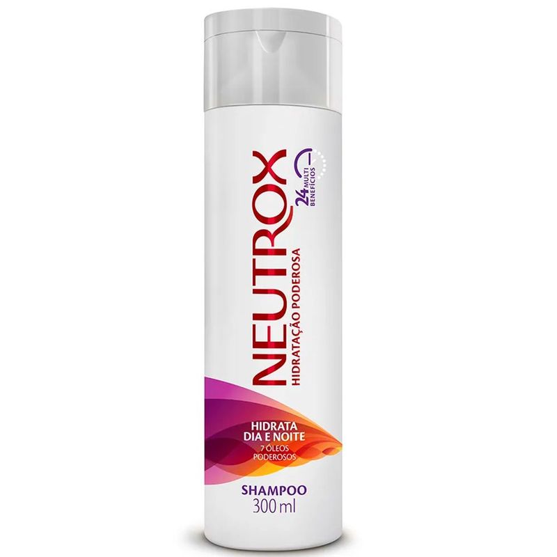 shampoo neutrox hidratação profunda 7 óleos poderosos 300ml