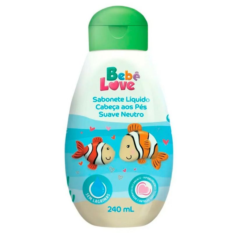 Sabonete Líquido Bebê Nutriex Love Neutro 240ml