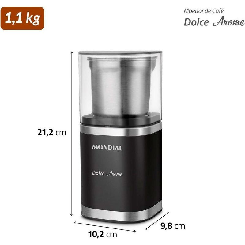 moedor de café mondial mcf-01-bi 75580 127v/60hz (mp)