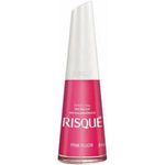 esmalte risque blister metalico pink flour 8ml