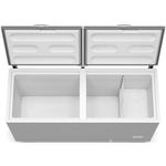 freezer horizontal metalfrio inverter 543 litros 2 portas bivolt branco da550ift00