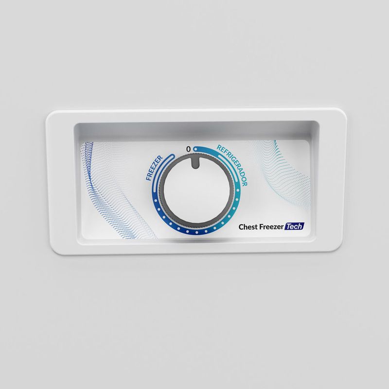 freezer horizontal metalfrio inverter 543 litros 2 portas bivolt branco da550ift00